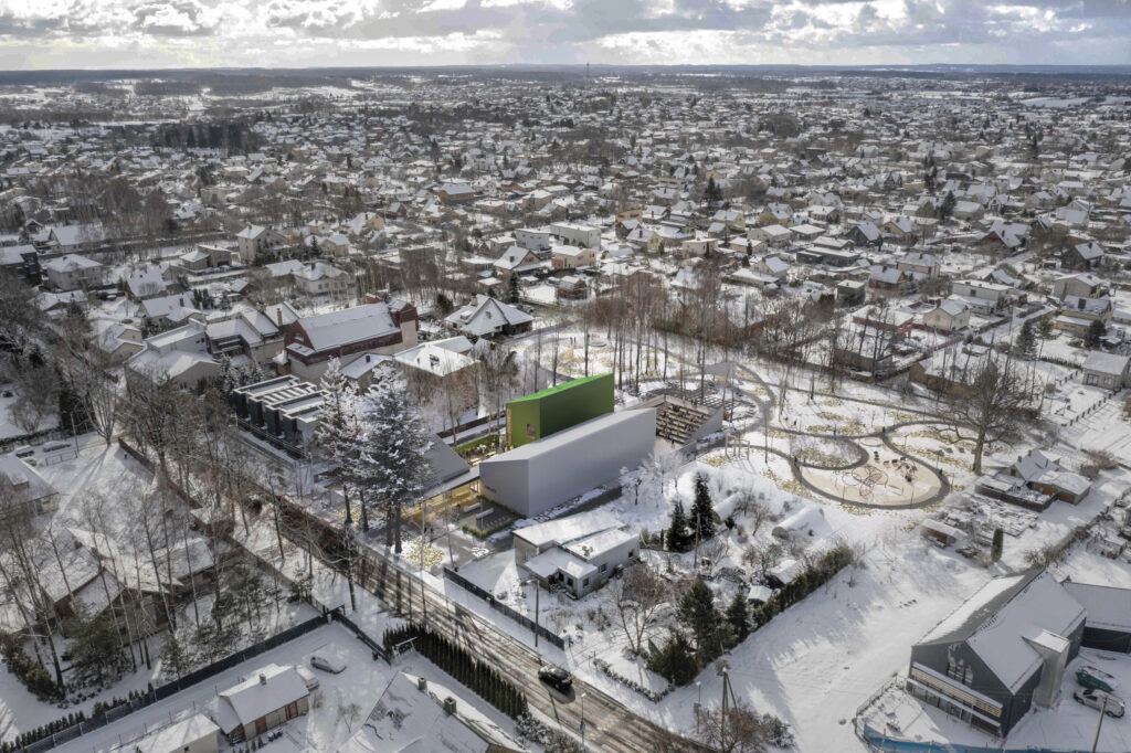 Pavilnio bendruomenės daugiafunkcis centras (Garsioji g. 3) - Cultural center, Library - visualization