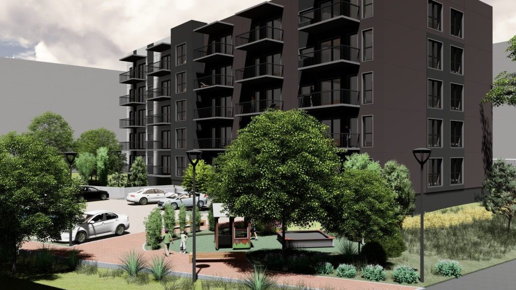 Krišjāņa Valdemāra iela b/n (Krišjāņa Valdemāra iela b/n) - Multi apartment - visualization