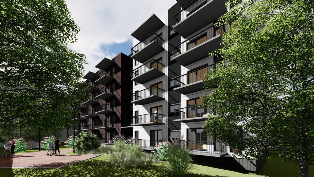 Krišjāņa Valdemāra iela b/n (Krišjāņa Valdemāra iela b/n) - Multi apartment - visualization