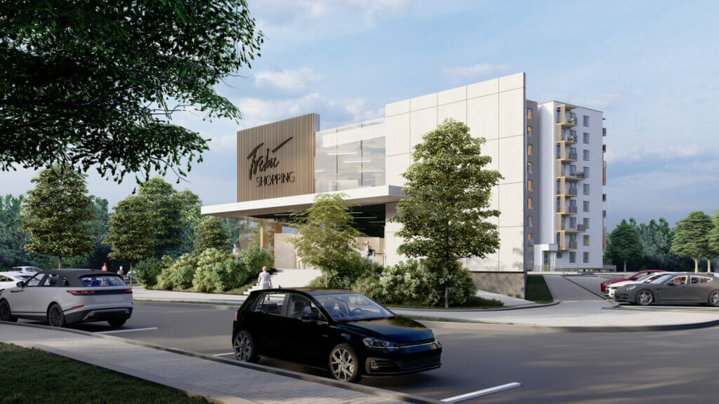 Trebū Shopping (Kupriču iela 1) - Non-food store - visualization