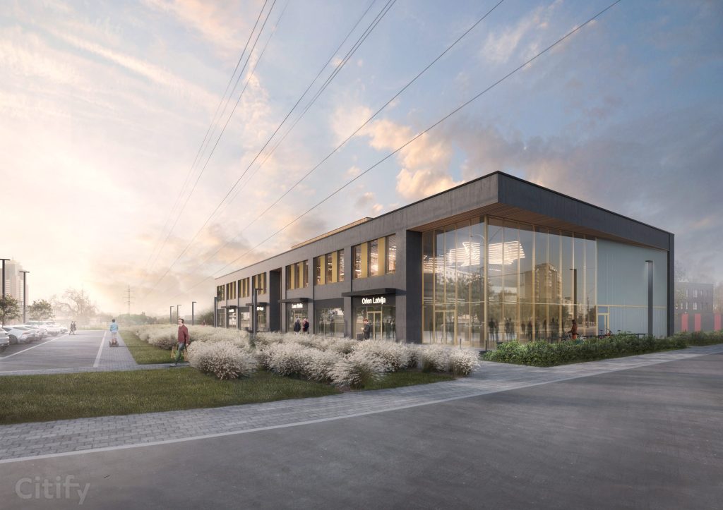 Mazirbes iela 3 (Mazirbes iela 3) - Biroju centrs, Tirdzniecības centrs - vizualizācija