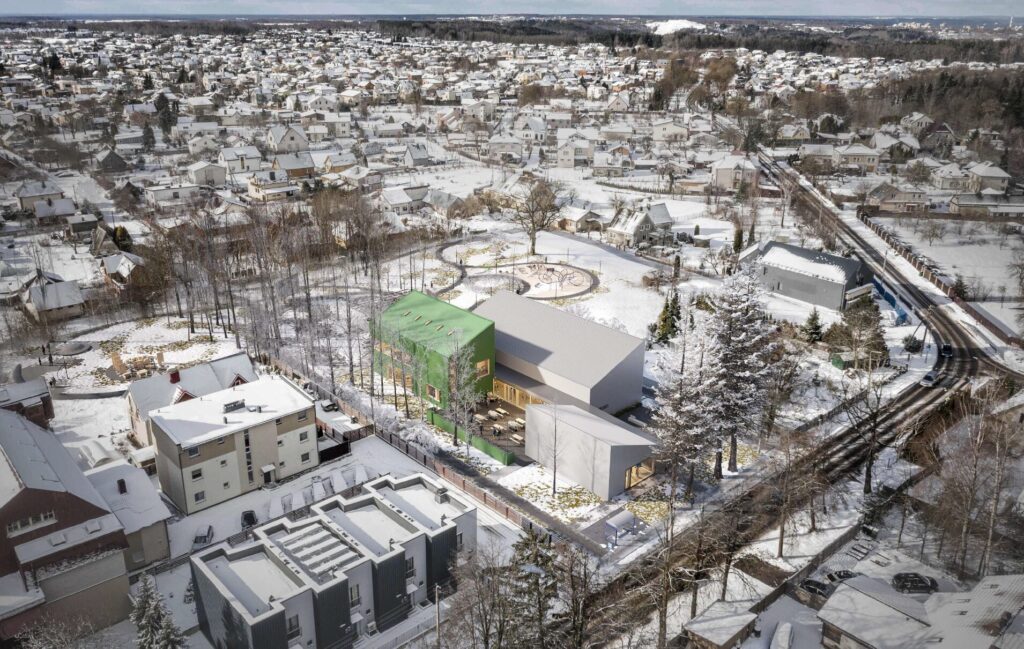 Pavilnio bendruomenės daugiafunkcis centras (Garsioji g. 3) - Cultural center, Library - visualization