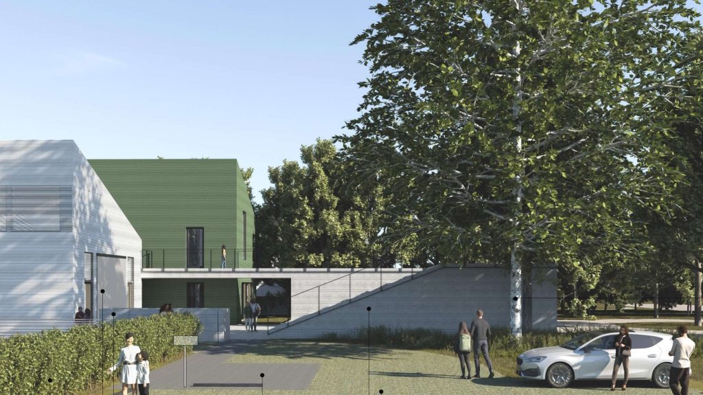 Pavilnio bendruomenės daugiafunkcis centras (Garsioji g. 3) - Cultural center, Library - visualization