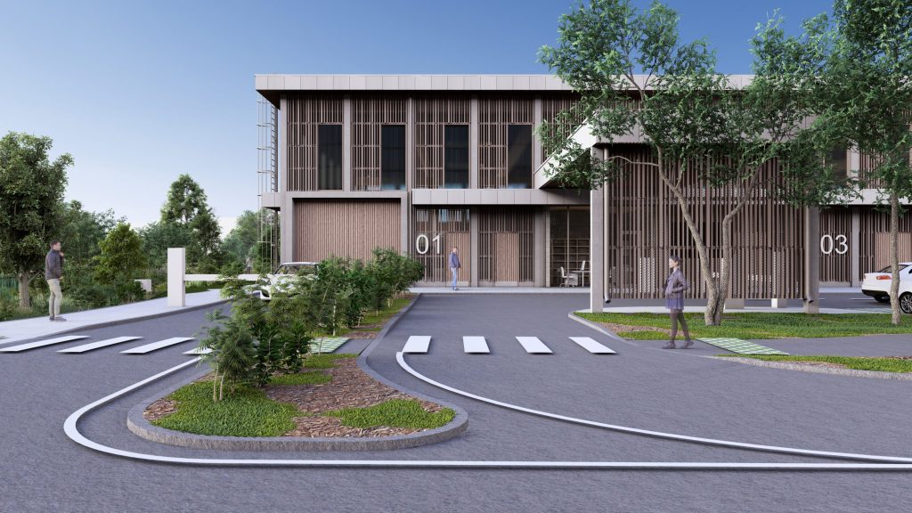 Lasnamäe ringmajanduskeskus (Punane 58) - Administrative, Recycling center, Warehouse / Distribution center - visualization