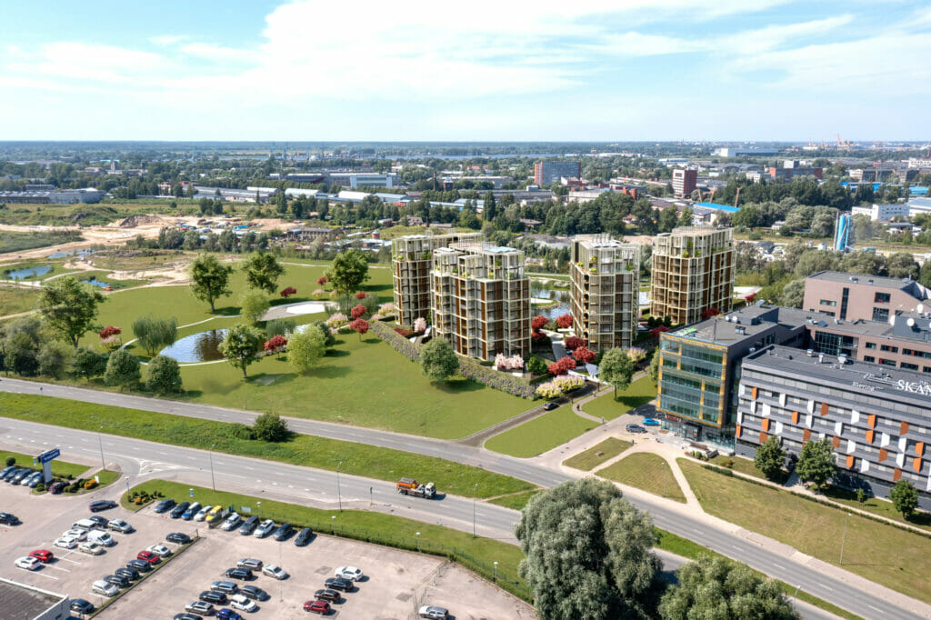 Skanstes iela 48 - 1. kārta, "A" ēka (Skanstes iela 48) - Multi apartment - visualization