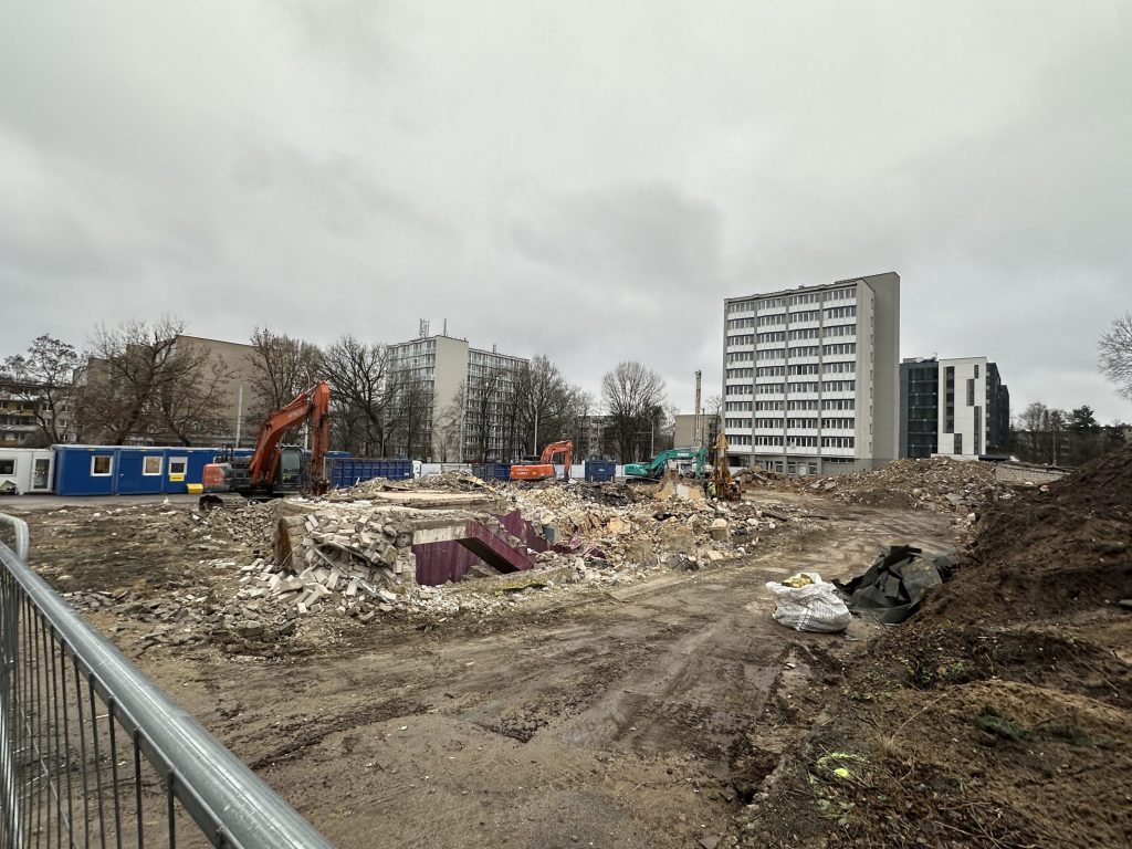 IKI Antakalnio g. 71 (Antakalnio g. 71) - Food store - construction photos