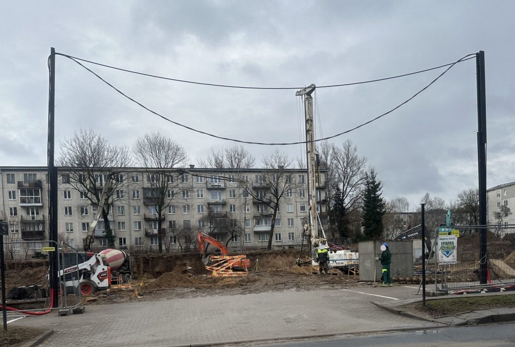 IKI Antakalnio g. 71 (Antakalnio g. 71) - Food store - construction photos