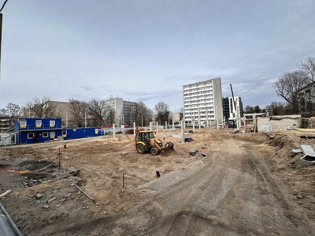 IKI Antakalnio g. 71 (Antakalnio g. 71) - Food store - construction photos