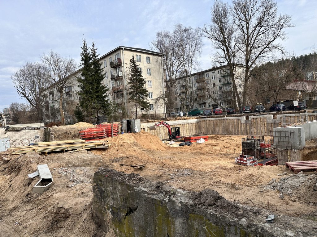 IKI Antakalnio g. 71 (Antakalnio g. 71) - Food store - construction photos