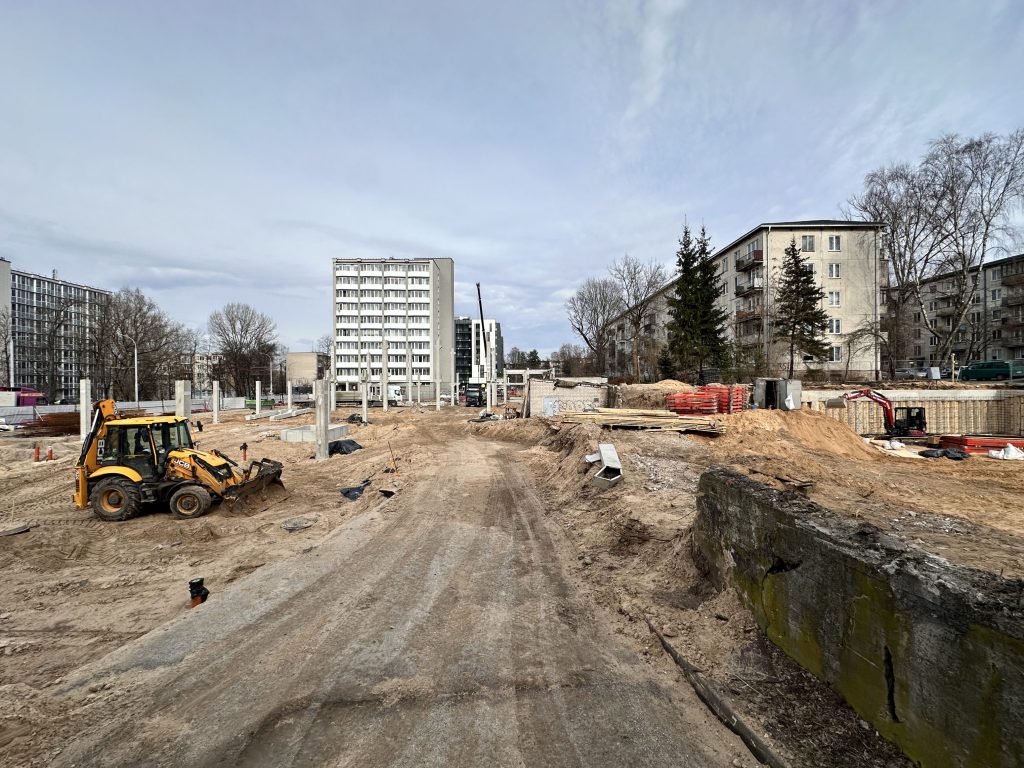 IKI Antakalnio g. 71 (Antakalnio g. 71) - Food store - construction photos