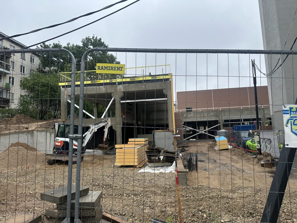 IKI Antakalnio g. 71 (Antakalnio g. 71) - Food store - construction photos