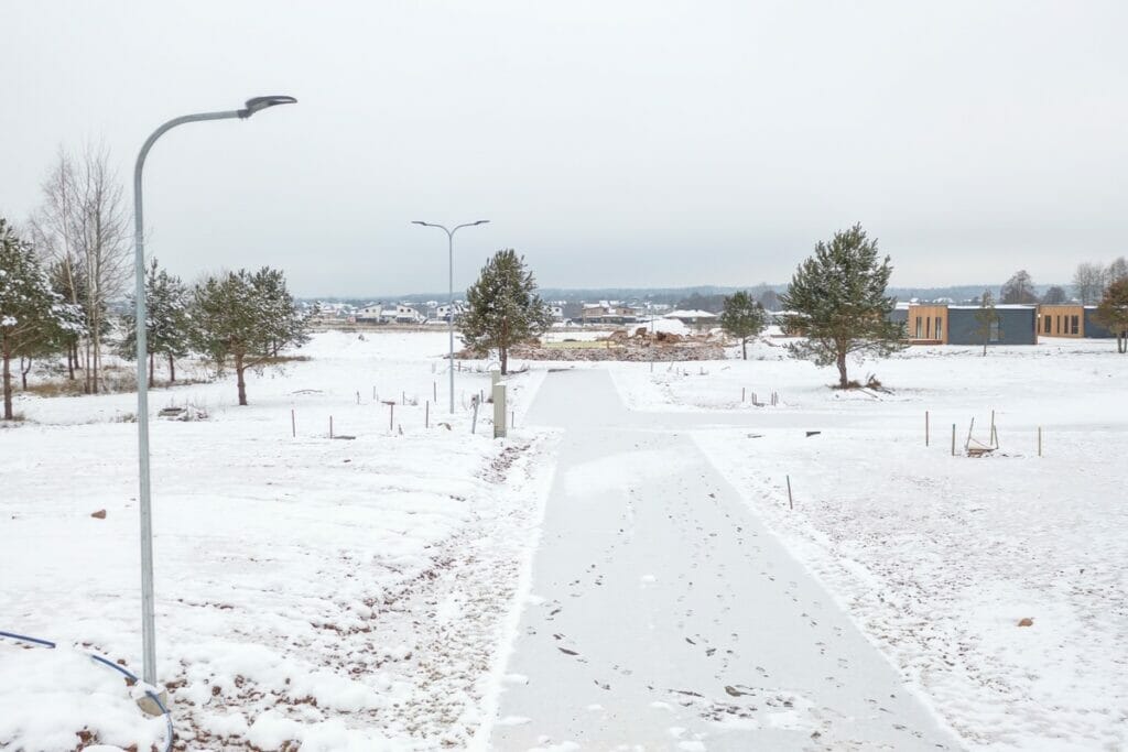 Naujoji Riešė (Tilto g. 21, 23, 23A, 25, 25A, 27, 27A, 29, 29A, 31, 31A, 33, 33A, 35, 35A, 37, 37A, 39, Jadvyškių g., Riešė) - Land plots - construction photos