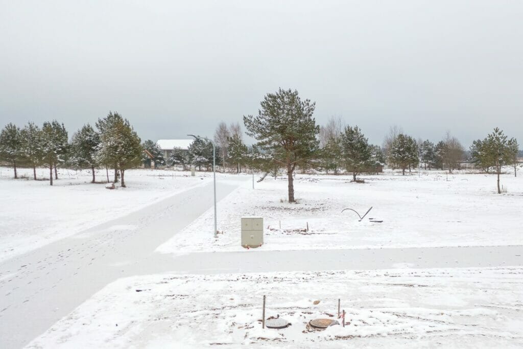 Naujoji Riešė (Tilto g. 21, 23, 23A, 25, 25A, 27, 27A, 29, 29A, 31, 31A, 33, 33A, 35, 35A, 37, 37A, 39, Jadvyškių g., Riešė) - Land plots - construction photos