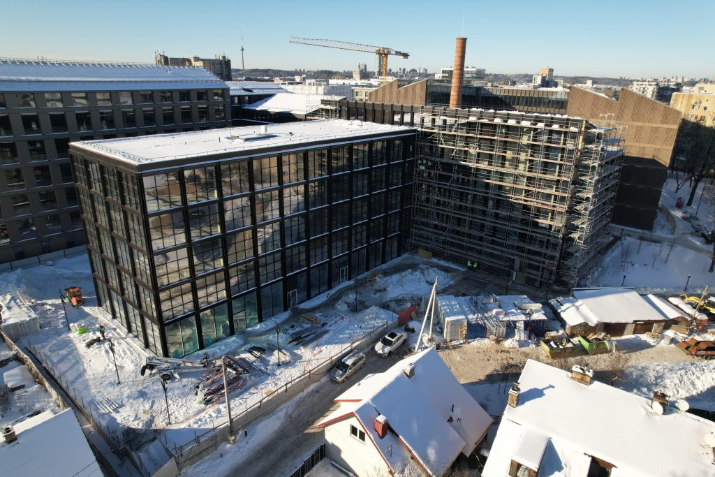 Cyber City 2 etapas (4 korpusas) (Švitrigailos g. 34A) - Office center - construction photos
