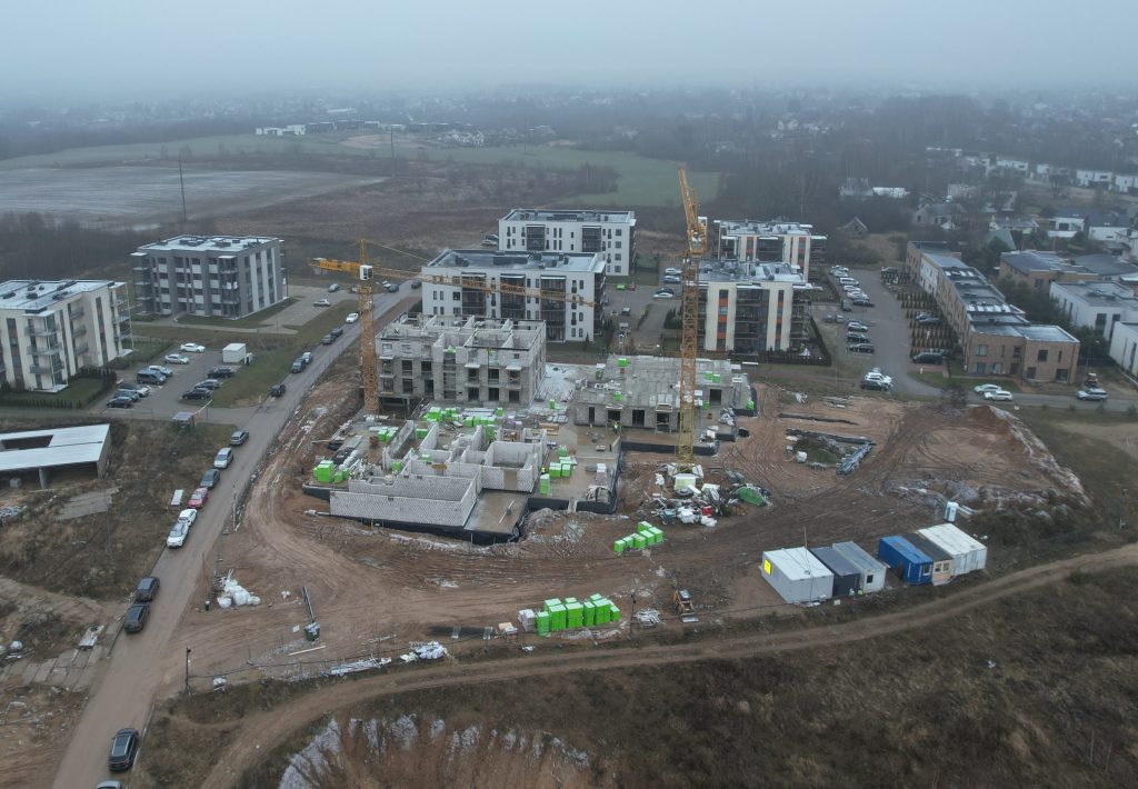 Antakalnio Trio (Taurijos g. 28) - Multi apartment - construction photos