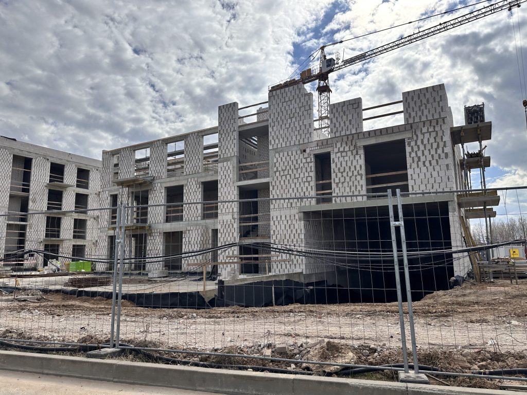 Antakalnio Trio (Taurijos g. 28) - Multi apartment - construction photos