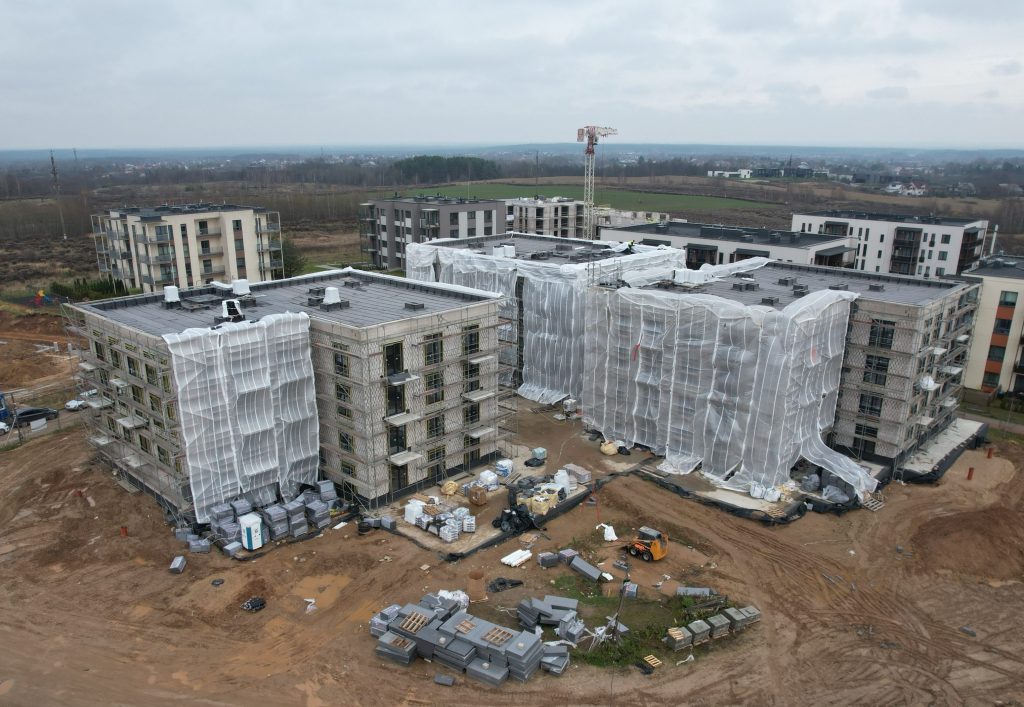 Antakalnio Trio (Taurijos g. 28) - Multi apartment - construction photos