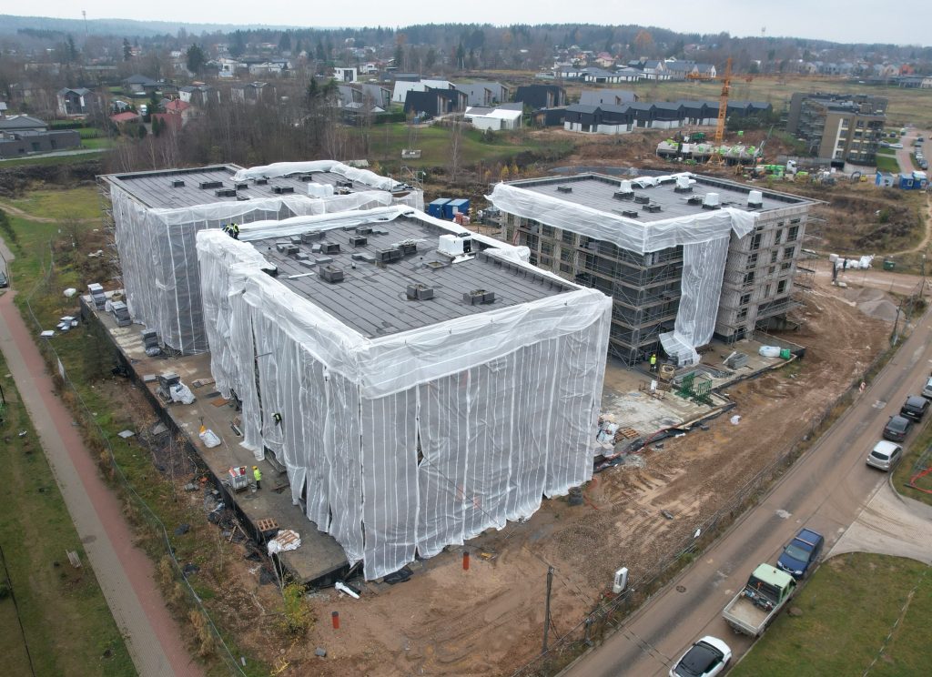 Antakalnio Trio (Taurijos g. 28) - Multi apartment - construction photos