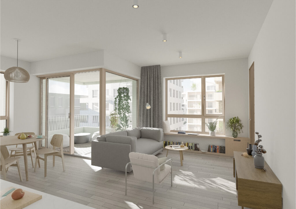 Zaķusala Residential Quarter II (Zaķusalas krastmalā 13) - Daudzdzīvokļu nams, Cita komerciāla - vizualizācija