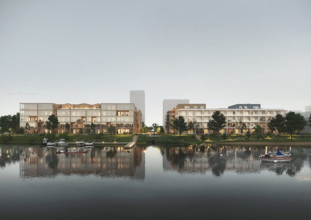 Zaķusala Residential Quarter II (Zaķusalas krastmalā 13) - Daudzdzīvokļu nams, Cita komerciāla - vizualizācija