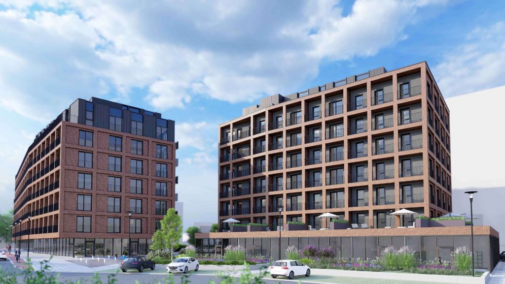 Žirmūnų g. 68A (Žirmūnų g. 68A) - Korterelamu, Kaubanduskeskus - visuaalne