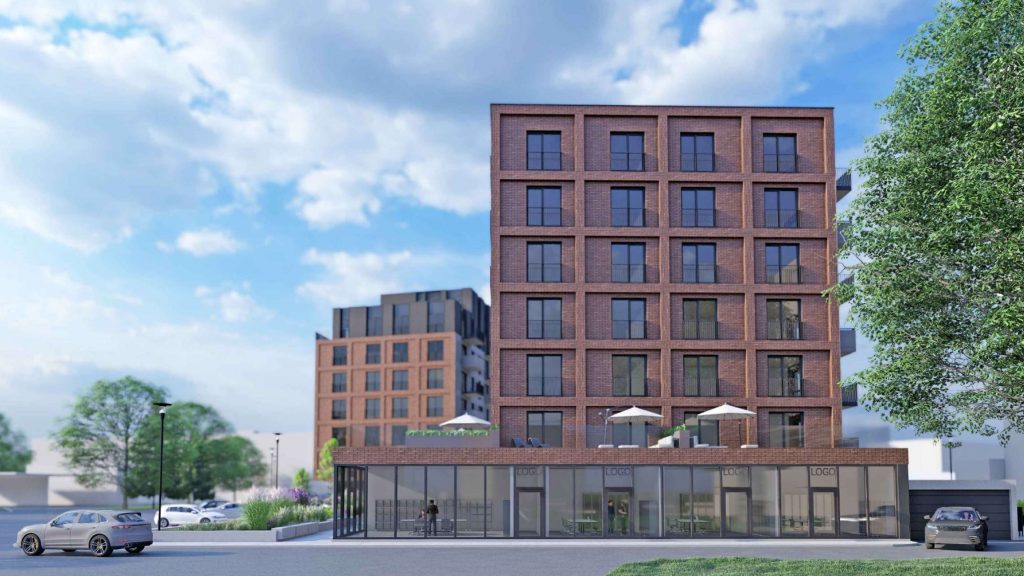 Žirmūnų g. 68A (Žirmūnų g. 68A) - Korterelamu, Kaubanduskeskus - visuaalne