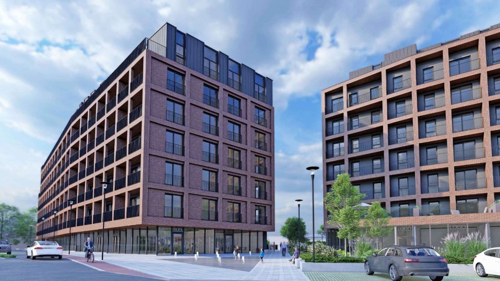 Žirmūnų g. 68A (Žirmūnų g. 68A) - Korterelamu, Kaubanduskeskus - visuaalne