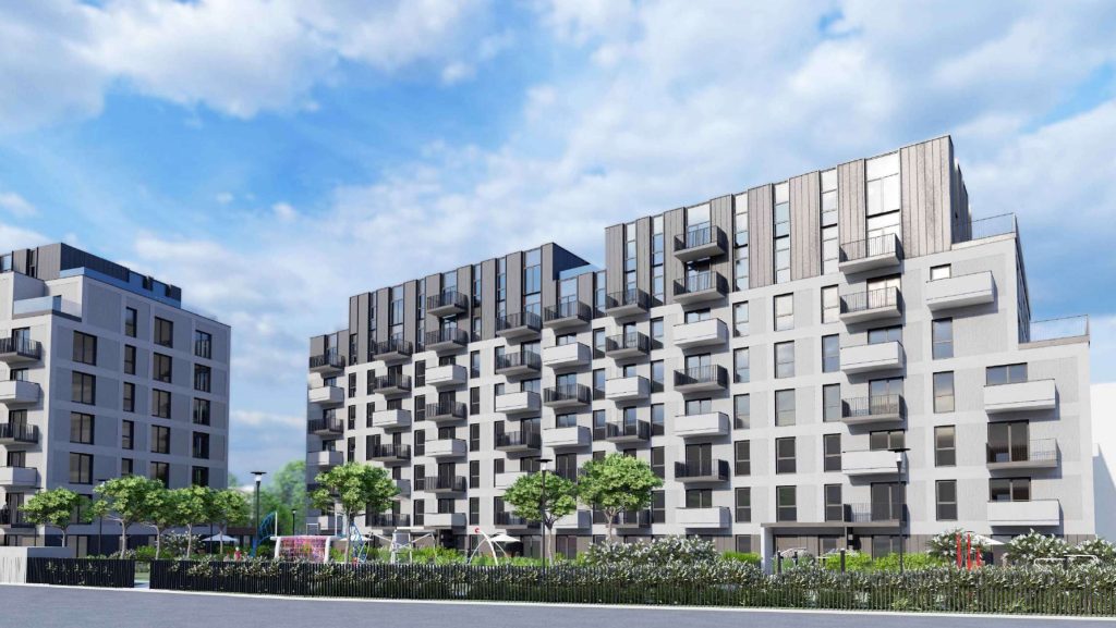 Žirmūnų g. 68A (Žirmūnų g. 68A) - Korterelamu, Kaubanduskeskus - visuaalne