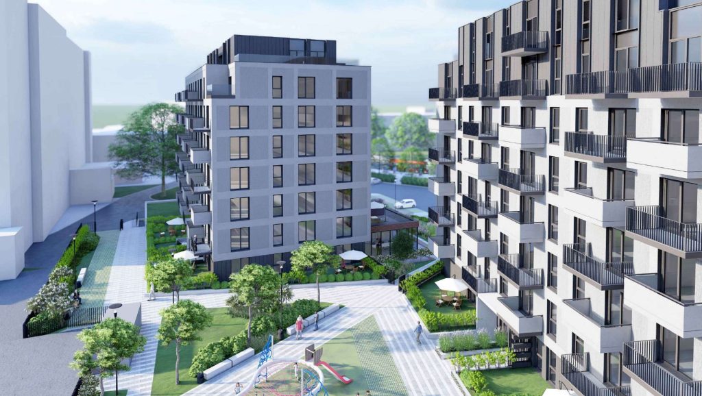 Žirmūnų g. 68A (Žirmūnų g. 68A) - Korterelamu, Kaubanduskeskus - visuaalne