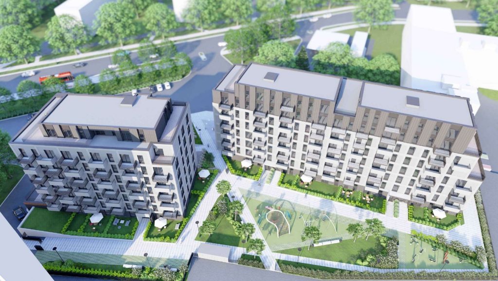 Žirmūnų g. 68A (Žirmūnų g. 68A) - Korterelamu, Kaubanduskeskus - visuaalne