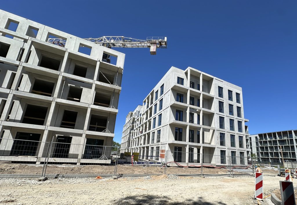 Bastionų namai | 2 etapas (Gluosnių g. 11, 13, 15, 17) - Multi apartment - construction photos