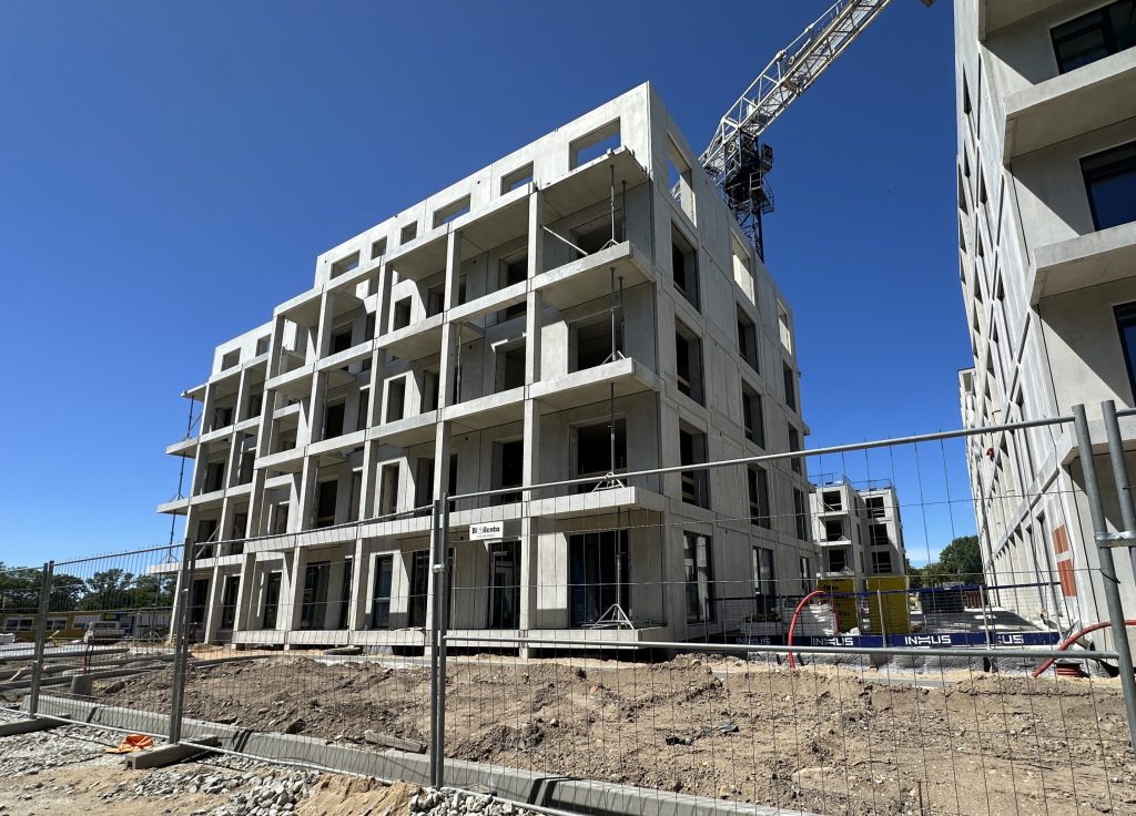 Bastionų namai | 2 etapas (Gluosnių g. 11, 13, 15, 17) - Multi apartment - construction photos