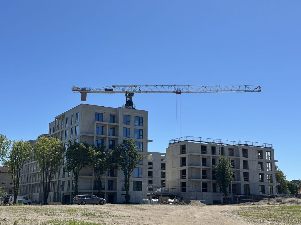 Bastionų namai | 2 etapas (Gluosnių g. 11, 13, 15, 17) - Multi apartment - construction photos