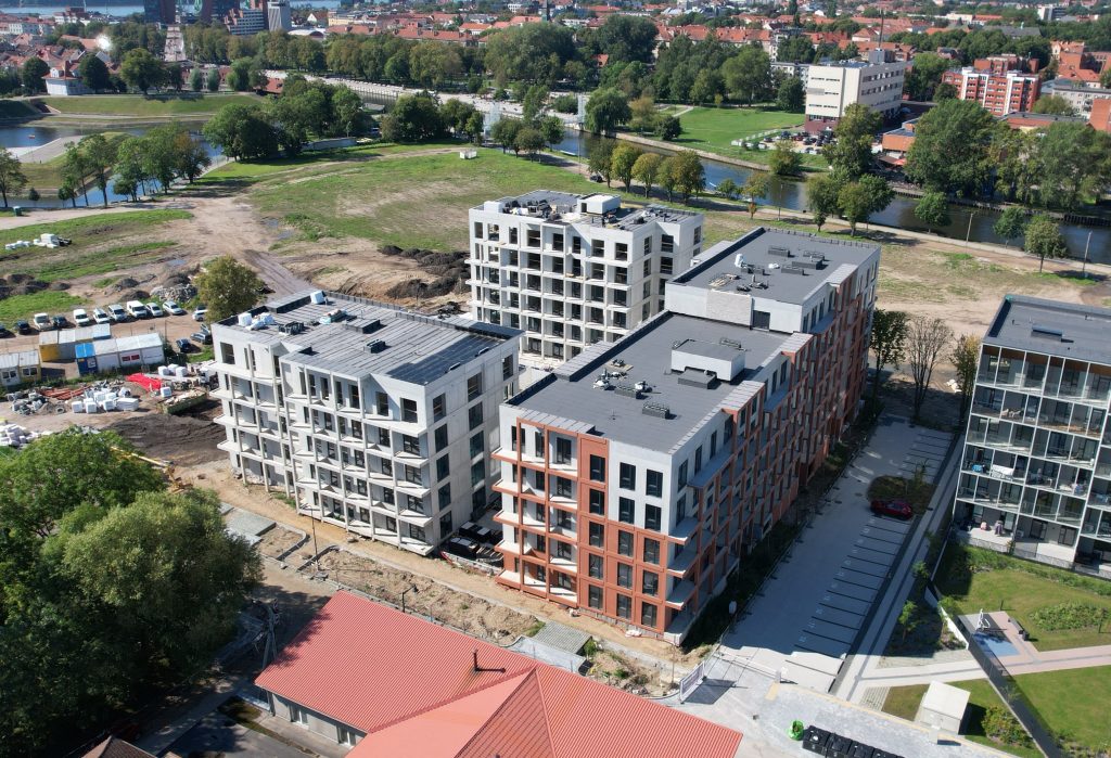 Bastionų namai | 2 etapas (Gluosnių g. 11, 13, 15, 17) - Multi apartment - construction photos