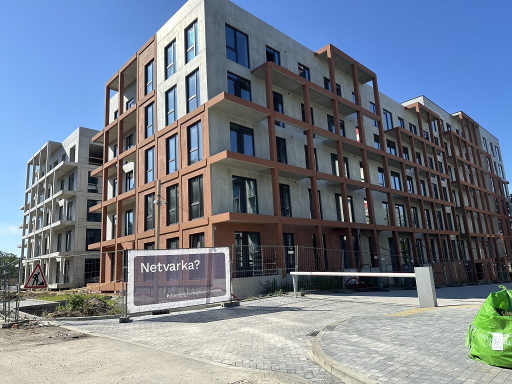 Bastionų namai | 2 etapas (Gluosnių g. 11, 13, 15, 17) - Multi apartment - construction photos