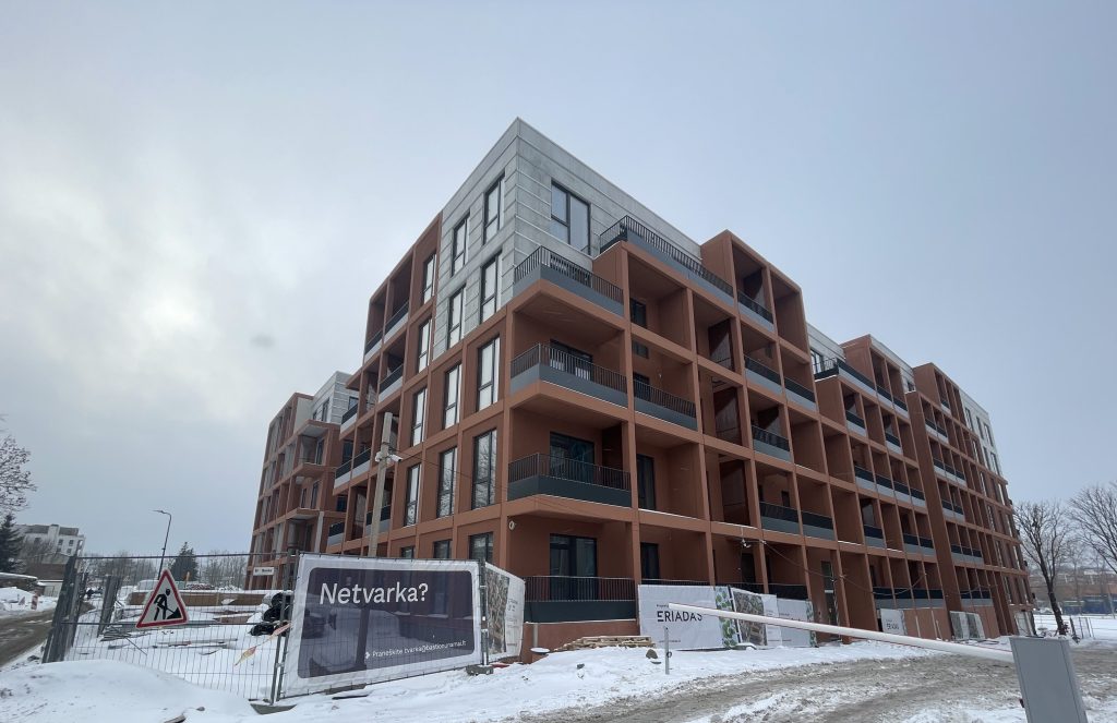 Bastionų namai | 2 etapas (Gluosnių g. 11, 13, 15, 17) - Multi apartment - construction photos