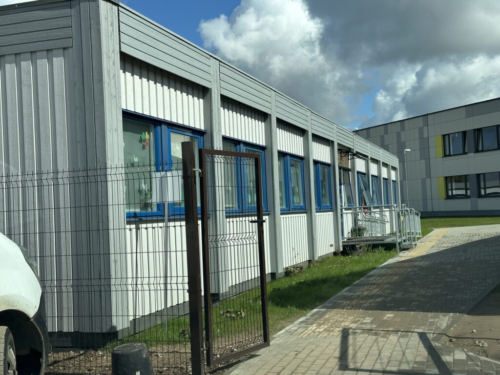 Laikinieji darželiai Beržų g. 2A (Beržų g. 2A, Riešės k., Avižienių sen.) - Early education - construction photos