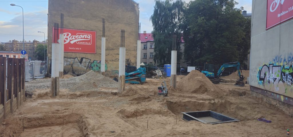 Barons Kvartāls - Senču iela 11 (Senču iela 11) - Office center - construction photos