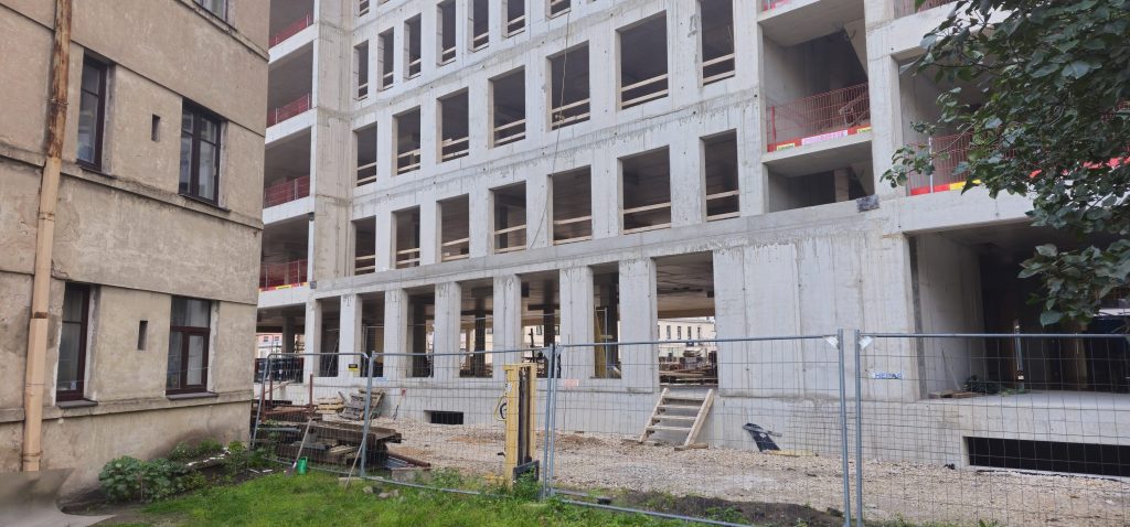 Barons Kvartāls - Senču iela 11 (Senču iela 11) - Office center - construction photos
