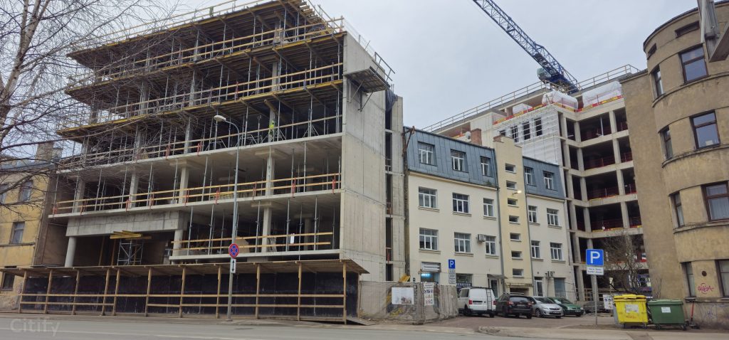 Barons Kvartāls - Senču iela 11 (Senču iela 11) - Büroohoone - ehituse fotod