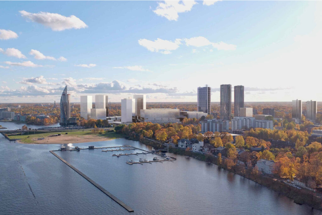 Daugavgrīvas iela 7 (Daugavgrīvas iela 5, 7, Raņķa dambis 30) - Office center - visualization