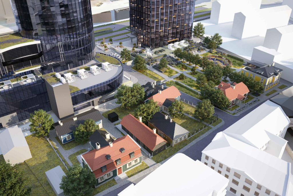 Daugavgrīvas iela 7 (Daugavgrīvas iela 5, 7, Raņķa dambis 30) - Office center - visualization