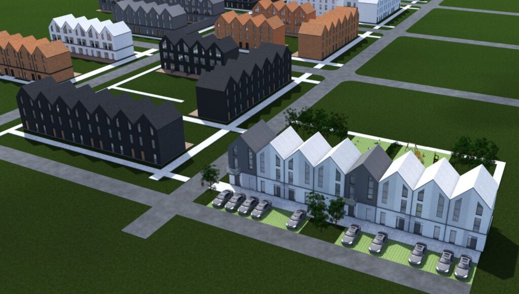 Kaributo g. 54 (Kaributo g. 54) - Rindu mājas - vizualizācija