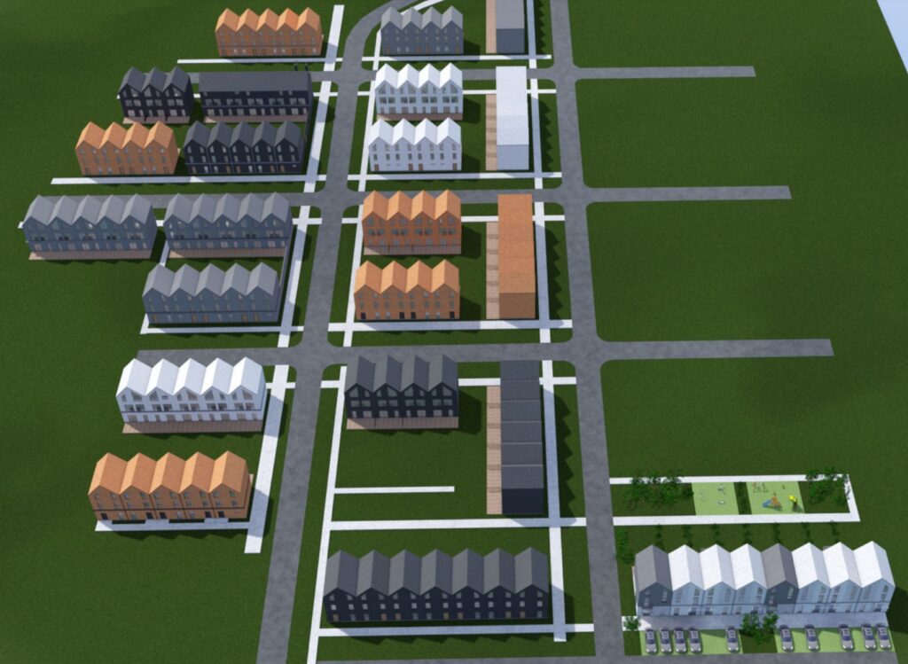 Kaributo g. 54 (Kaributo g. 54) - Rindu mājas - vizualizācija