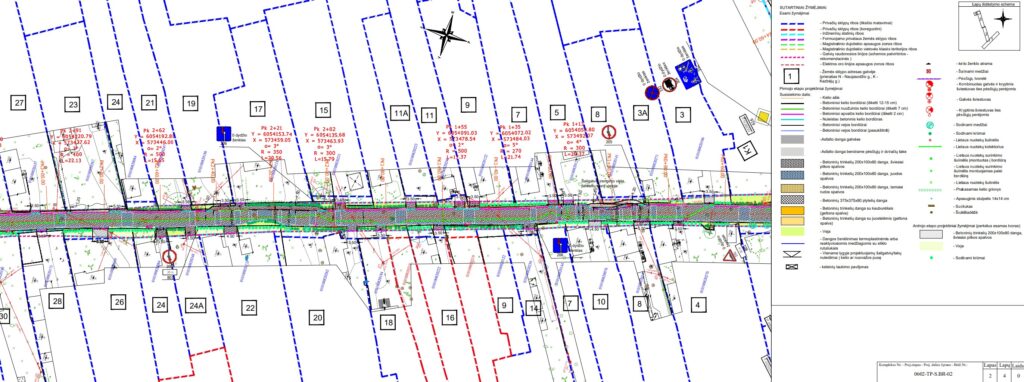 Senojo Gardino pl. nuo V. A. Graičiūno g. iki Kazbėjų tilto ir Kazbėjų g. (Senojo Gardino pl., Kazbėjų g.) - Gatvė - vizualizacija