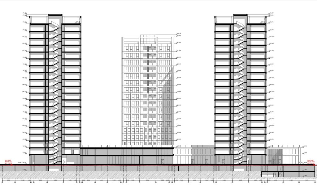 Laisvės pr. 58 (Laisvės pr. 58) - Multi apartment, Office center, Other commercial - visualization