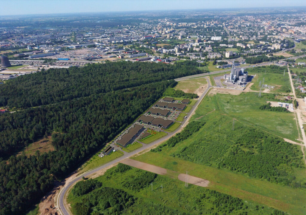 LEZ verslo parkas 1 etapas (pastatai 1 ir 2) (Jėgainės g. 3, Biruliškių k., Karmėlavos sen.) - Biznesa parks, Noliktava / Izplatīšanas centrs - vizualizācija