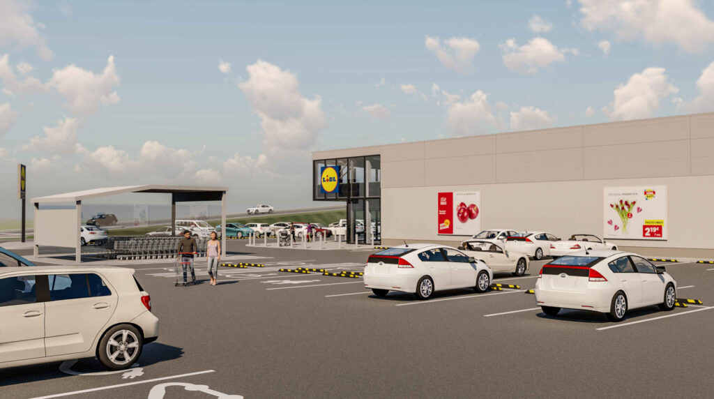 LIDL Piligrimų g. 2 (Piligrimų g. 2, Slengių k.) - Food store - visualization