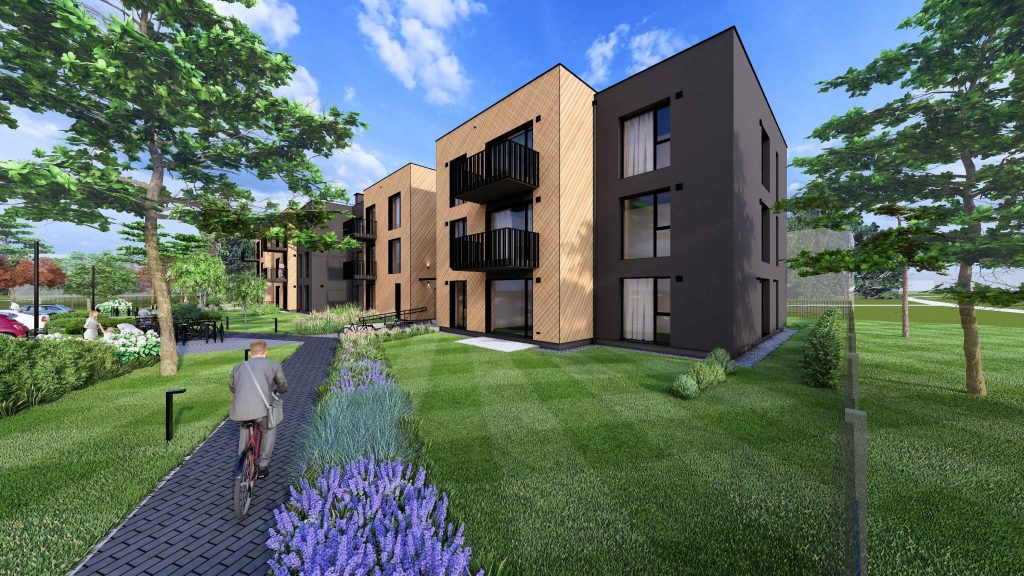 Meira Garden (Mores iela 28) - Multi apartment - visualization