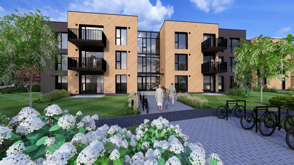 Meira Garden (Mores iela 28) - Multi apartment - visualization